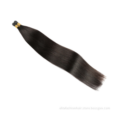 I Tip Hair Extension Wholesale Cuticle Remy Aligned Keratin I Tip Human Hair 12"-30" Straight Virgin Hair Extensions
